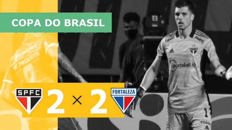 Copa do Brasil: São Paulo 2 - 2 Fortaleza (2021)