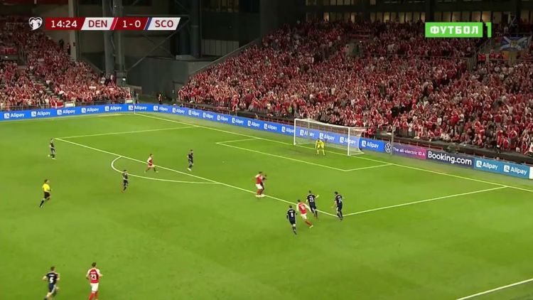 Qualificação Mundial Europa: Dinamarca 2 - 0 Escócia (2022)