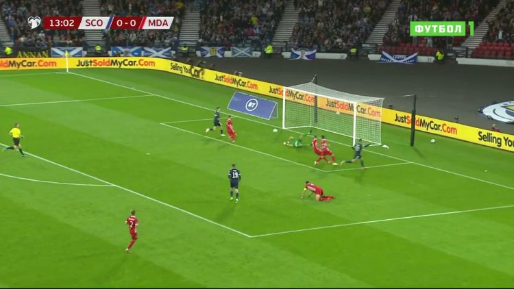 Qualificação Mundial Europa: Escócia 1 - 0 Moldávia (2022)