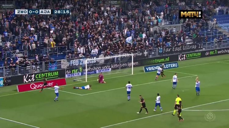 Eredivisie League: FC Zwolle 0 - 2 Ajax (2021-2022)