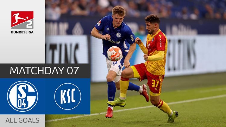 2. Bundesliga: Schalke 04 1 - 2 Karlsruher (2021-2022)