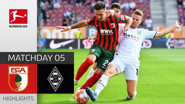 Bundesliga: FC Augsburg 1 - 0 Mönchengladbach (2021-2022)