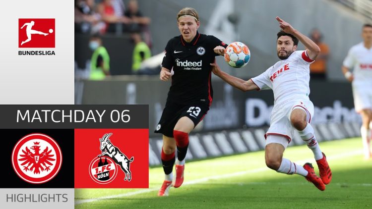 Bundesliga: Frankfurt 1 - 1 FC Koln (2021-2022)