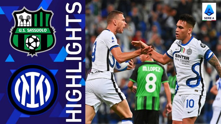 Serie A: Sassuolo 1 - 2 Inter (2021-2022)
