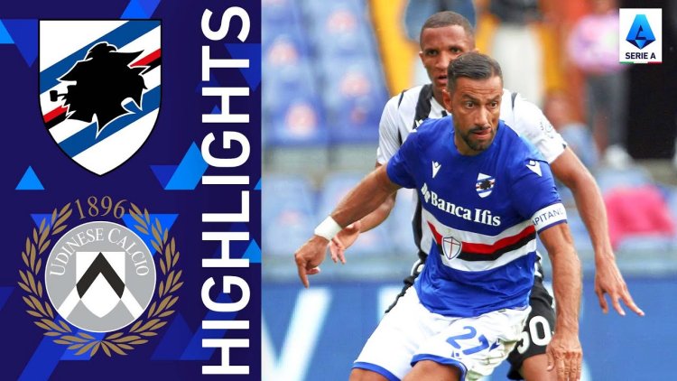 Serie A: Sampdoria 3 - 3 Udinese (2021-2022)