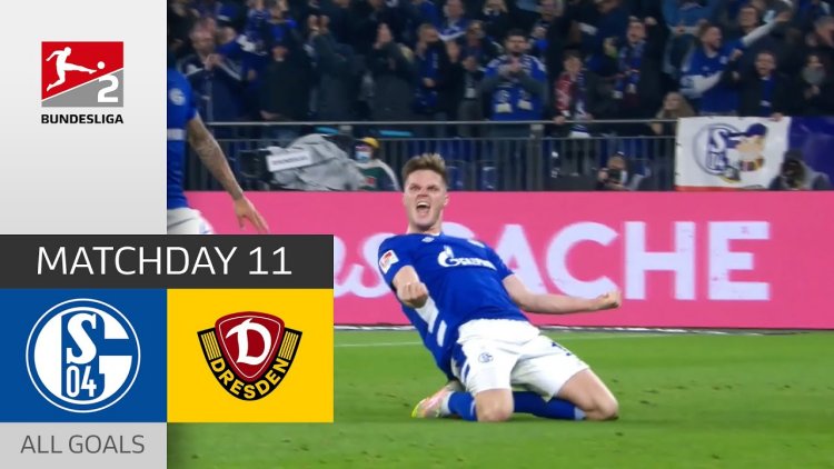 2. Bundesliga: Schalke 04 3 - 0 Dynamo Dresden (2021-2022)