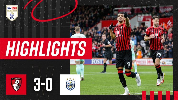 Championship: AFC Bournemouth 3 - 0 Huddersfield Town (2021-2022)