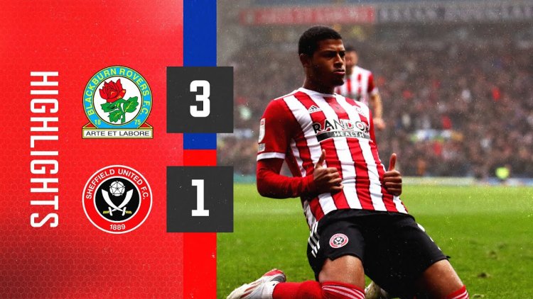 Championship: Blackburn 3 - 1 Sheffield Utd (2021-2022)