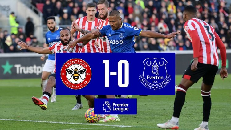 Premier League: Brentford 1 - 0 Everton (2021-2022)