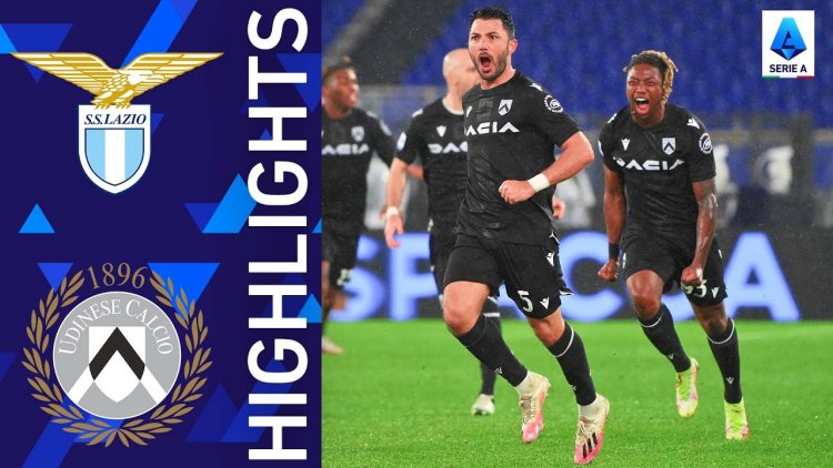 Serie A: Lazio 4 - 4 Udinese (2021-2022)