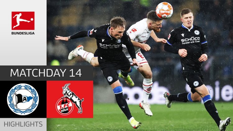 Bundesliga: Bielefeld 1 - 1 FC Koln (2021-2022)