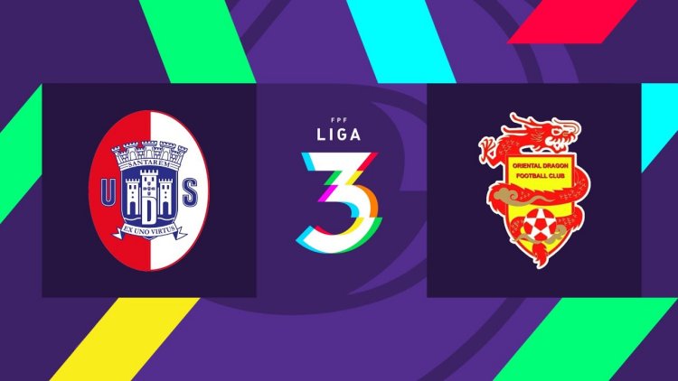 Liga 3: U. Santarém 2 - 2 Oriental Dragon (2021-2022)