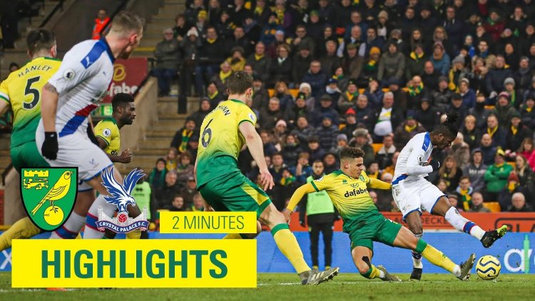 Premier League: Norwich 1 - 1 Crystal Palace (2019-2020)
