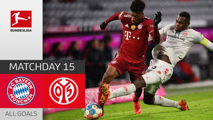 Bundesliga: Bayern München 2 - 1 Mainz (2021-2022)