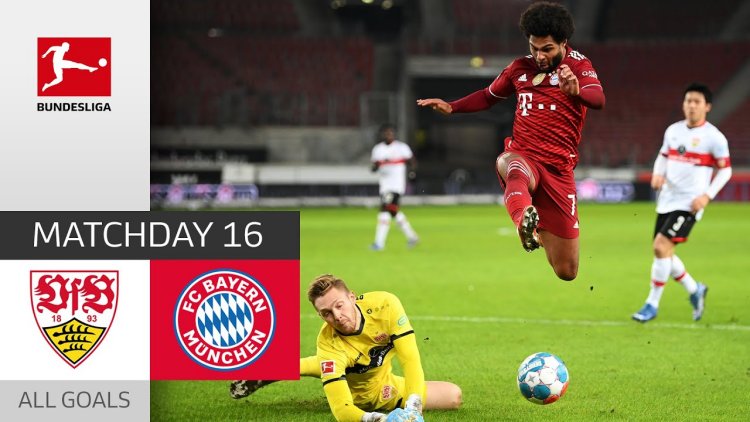 Bundesliga: Estugarda 0 - 5 Bayern München (2021-2022)