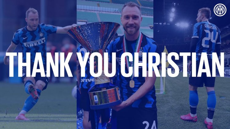 Christian Eriksen e Inter de Milão acordam rescisão do contrato