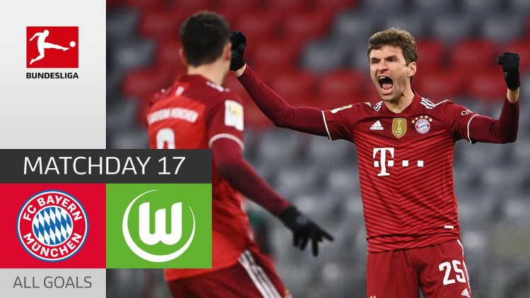 Bundesliga: Bayern München 4 - 0 VfL Wolfsburg (2021-2022)