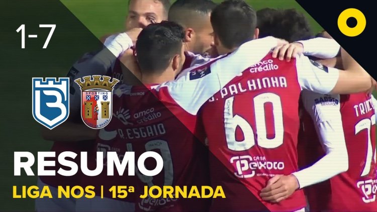 Liga NOS: Belenenses SAD 1 - 7 Sp. Braga (2019-2020)