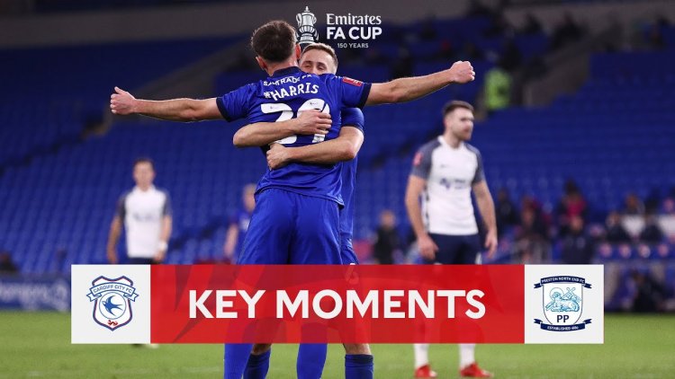 FA Cup: Cardiff City 2 - 1 a.p Preston North End (2021-2022)