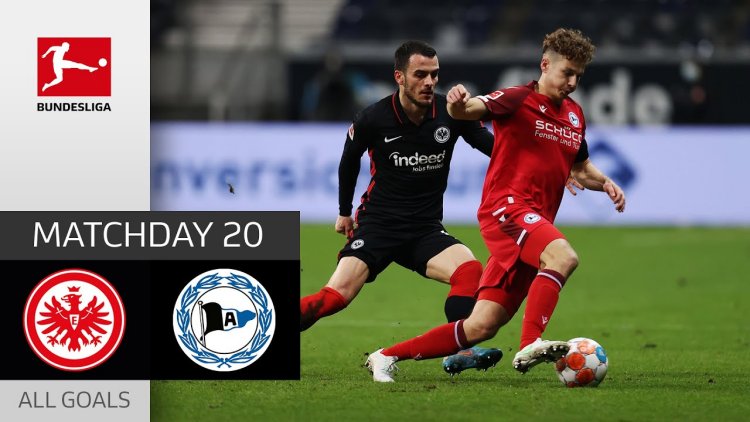 Bundesliga: Frankfurt 0 - 2 Bielefeld (2021-2022)