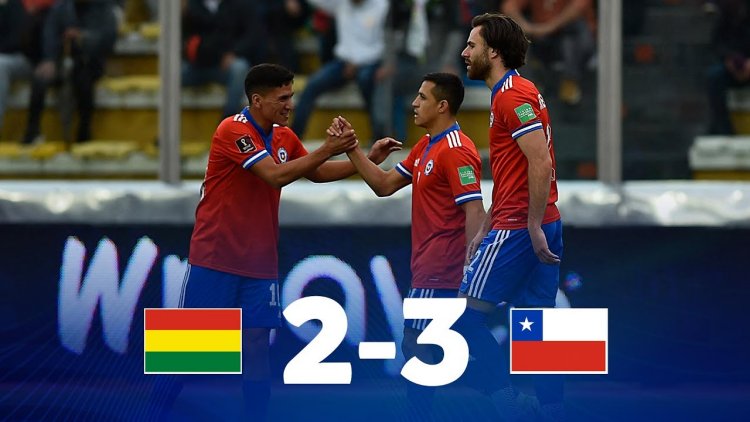 Qualificação Mundial América do Sul: Bolívia 2 - 3 Chile (2022)