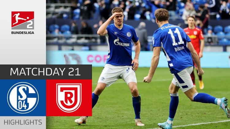 2. Bundesliga: Schalke 04 2 - 1 Jahn Regensburg (2021-2022)