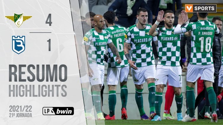 Liga Portugal Bwin: Moreirense 4 - 1 B SAD (2021-2022)