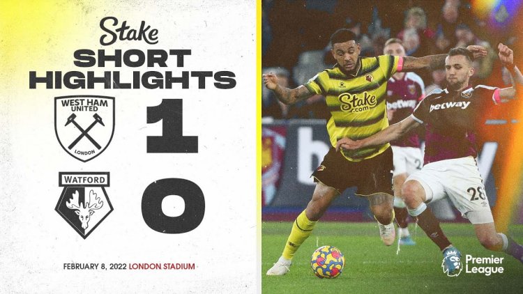 Premier League: West Ham 1 - 0 Watford (2021-2022)