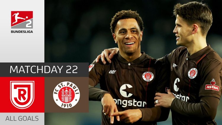 2. Bundesliga: Jahn Regensburg 2 - 3 FC St. Pauli (2021-2022)