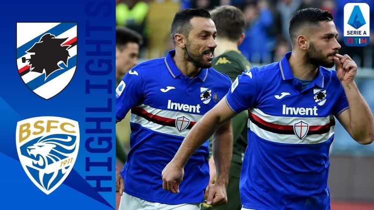 Serie A: Sampdoria 5 - 1 Brescia (2019-2020)