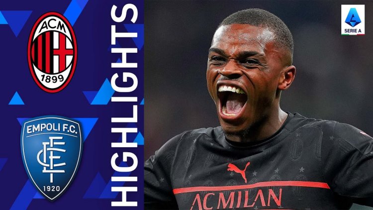 Serie A: Milan 1 - 0 Empoli (2021-2022)