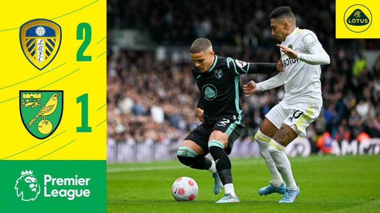 Premier League: Leeds 2 - 1 Norwich (2021-2022)