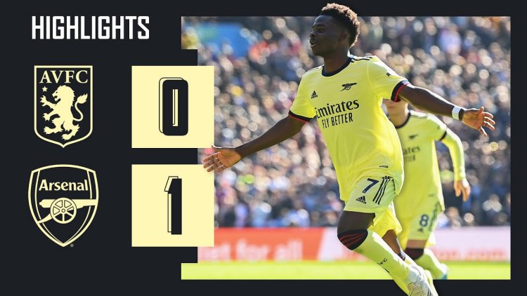 Premier League: Aston Villa 0 - 1 Arsenal (2021-2022)