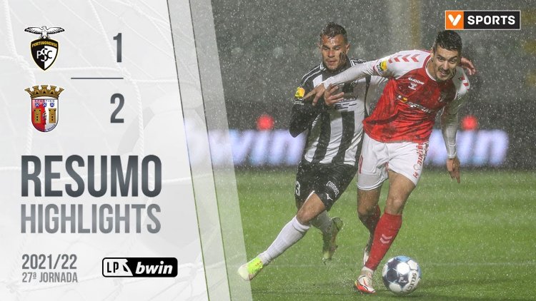 Liga Portugal Bwin: Portimonense 1 - 2 Sp. Braga (2021-2022)