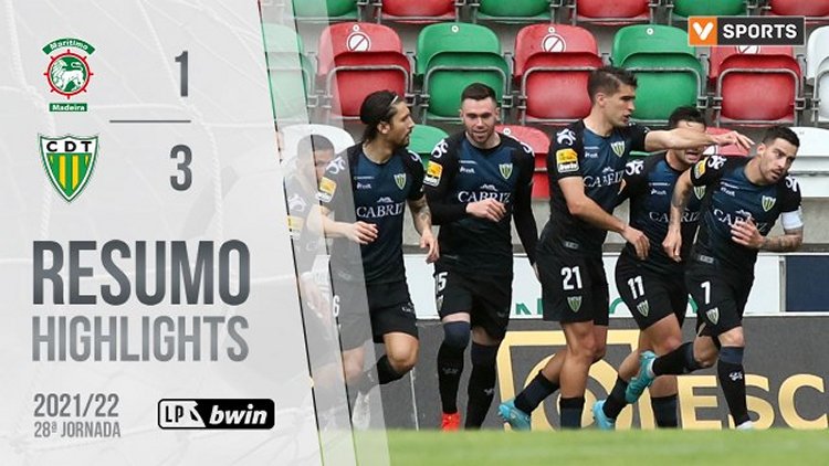 Liga Portugal Bwin: Marítimo 1 - 3 Tondela (2021-2022)