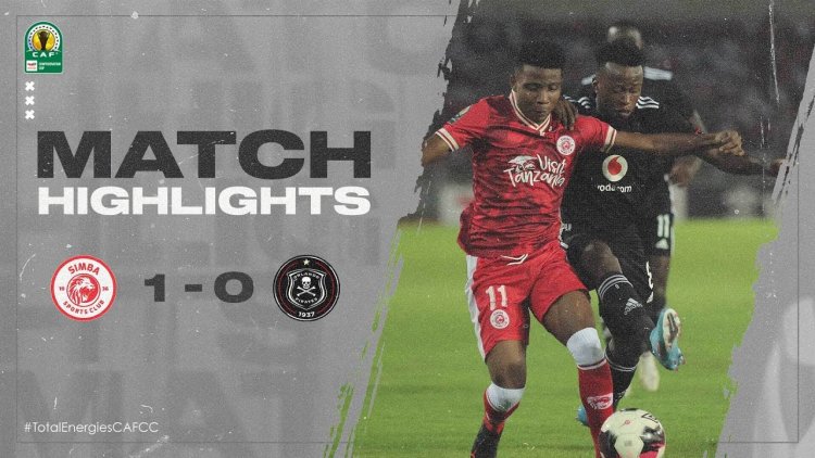 CAF Confederation Cup: Simba SC 1 - 0 Orlando Pirates (2021-2022)