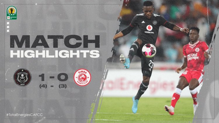 CAF Confederation Cup: Orlando Pirates 4 - 3 g.p Simba SC (2021-2022)