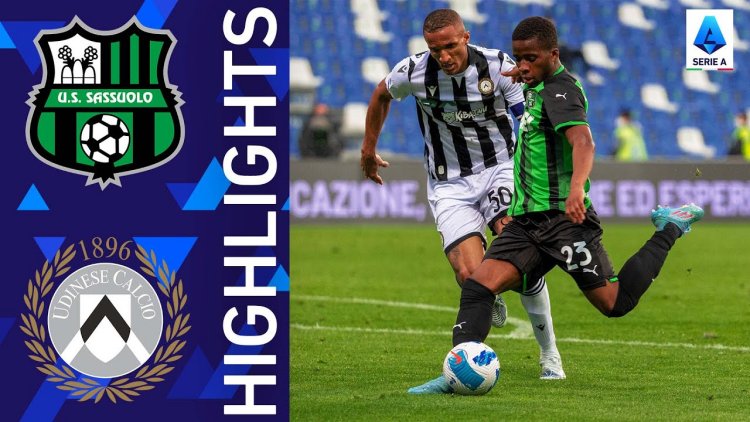 Serie A: Sassuolo 1 - 1 Udinese (2021-2022)