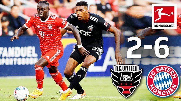 Amigáveis de clubes: DC United 2 - 6 Bayern München (2022-2023)