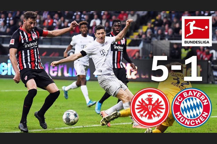 Bundesliga: Frankfurt 5 - 1 Bayern München (2019-2020)