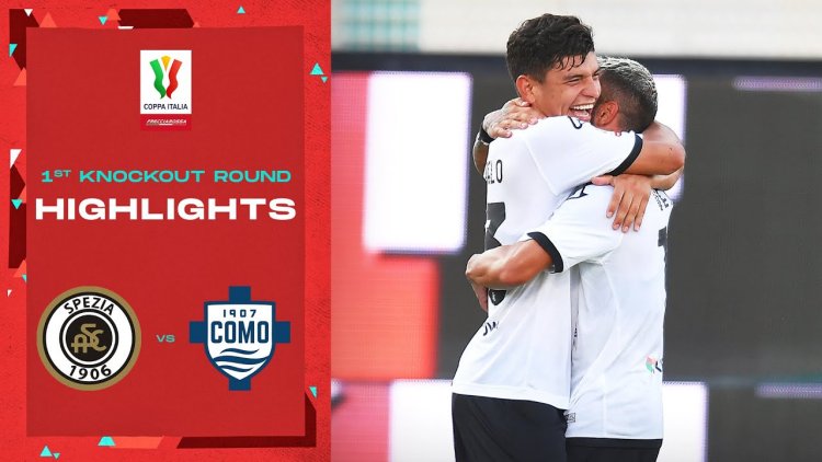 Coppa Italia: Spezia 5 - 1 Como (2022-2023)