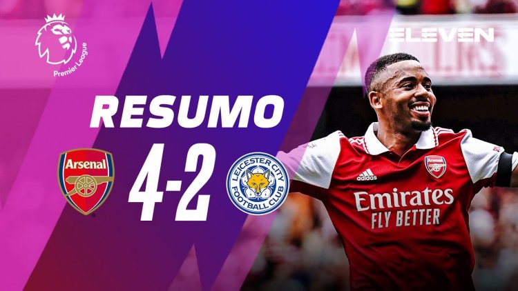 Premier League: Arsenal 4 - 2 Leicester (2022-2023)