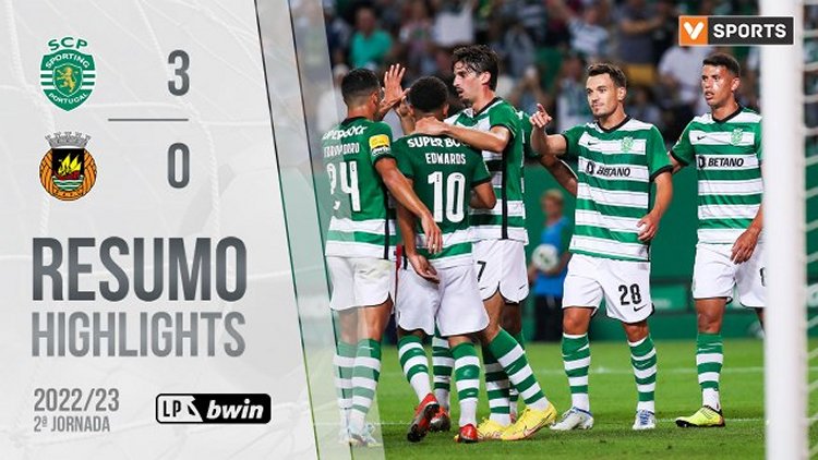 Liga Portugal Bwin: Sporting 3 - 0 Rio Ave (2022-2023)