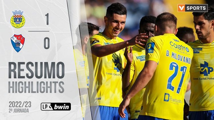 Liga Portugal Bwin: Arouca 1 - 0 Gil Vicente (2022-2023)