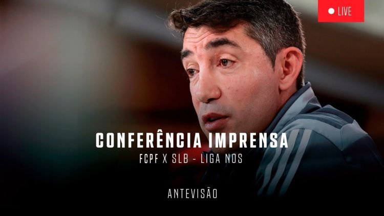 Bruno Lage faz a antevisão ao jogo do Benfica frente ao Paços Ferreira da I Liga
