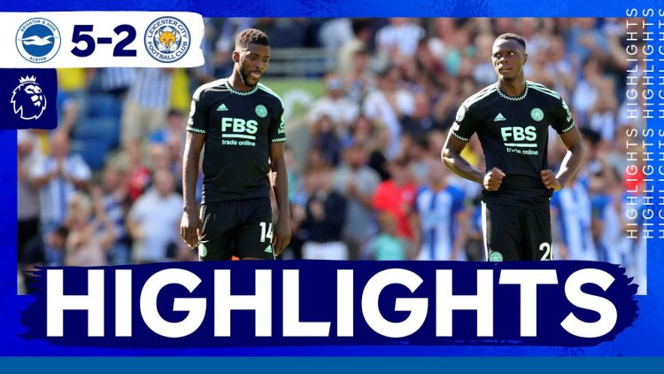 Premier League: Brighton 5 - 2 Leicester (2022-2023)