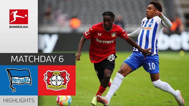 Bundesliga: Hertha Berlin 2 - 2 Leverkusen (2022-2023)
