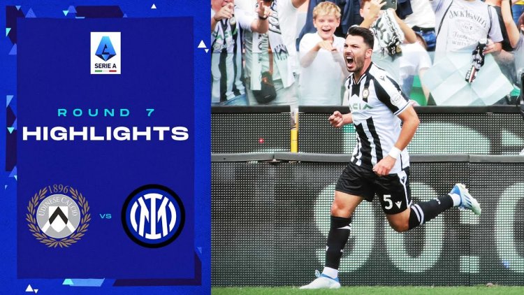 Serie A: Udinese 3 - 1 Inter (2022-2023)