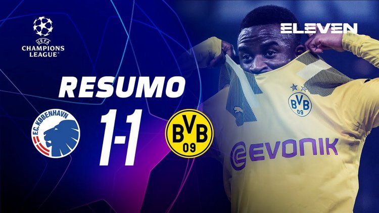 Liga Campeões: Kobenhavn 1 - 1 Dortmund (2022-2023)