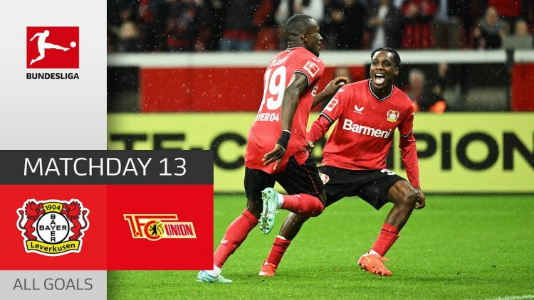 Bundesliga: Leverkusen 5 - 0 Union Berlin (2022-2023)